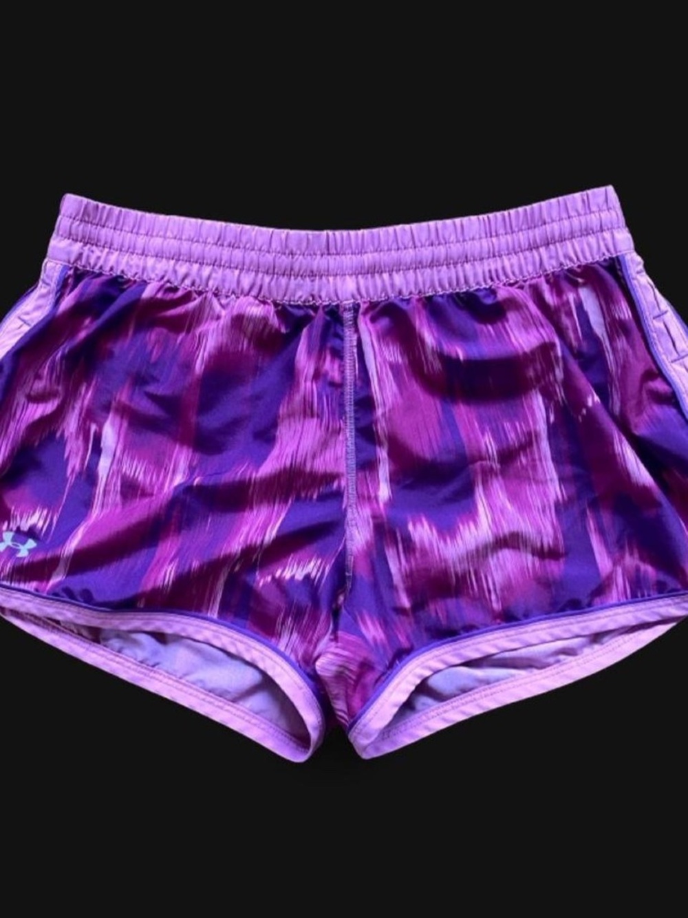 Heatgear purple patterned running shorts brief lines tyedye brushed marble